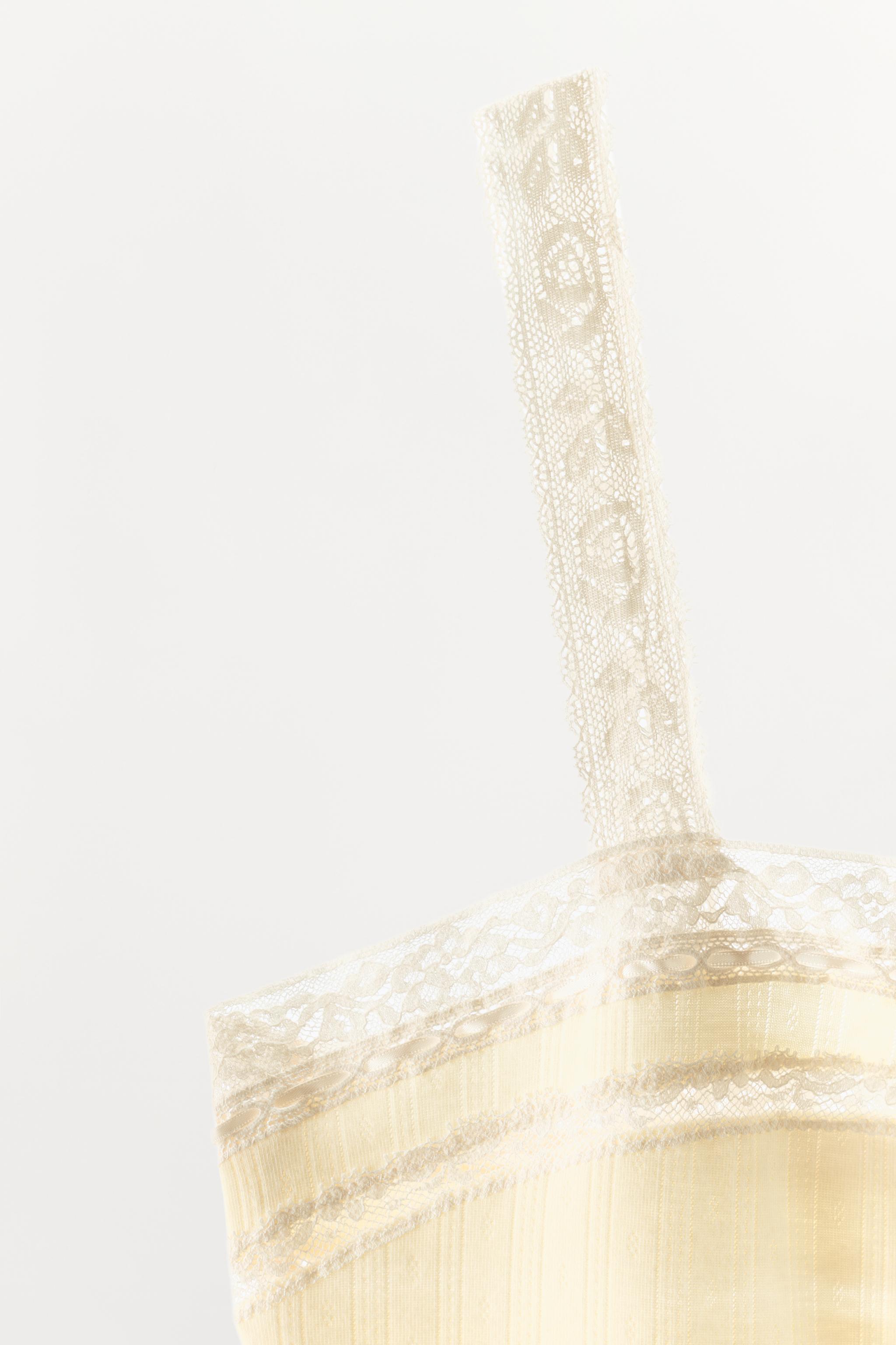 POINTELLE LACE TOP